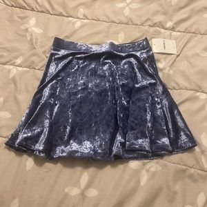 Forever 21 blue shiny skirt